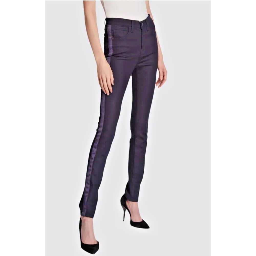 Veronica Beard Kate High Rise Skinny‎ Jeans in Indigo Tux Stripe Women Size 26